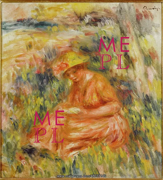 : Woman reading in a garden : Woman reading in a garden