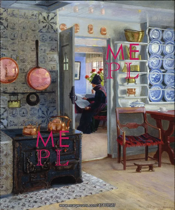 : A Woman Reading in an Interior : A Woman Reading in an Interior