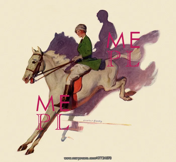  : Woman riding a Horse