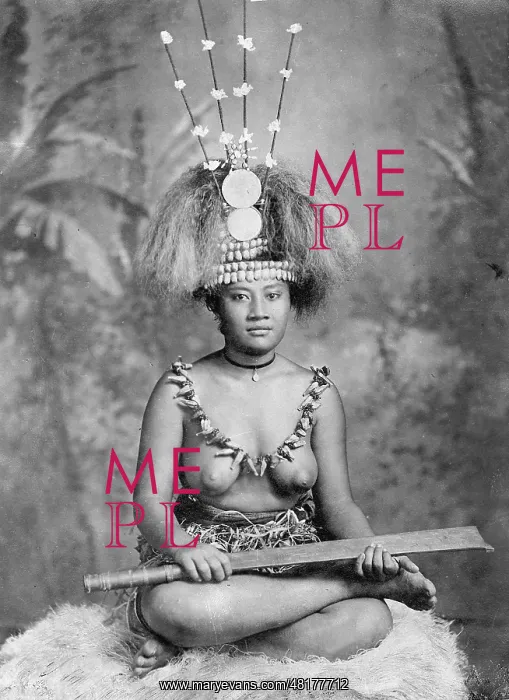 : Woman from Samoa, approx. 1910 : Woman from Samoa, approx. 1910