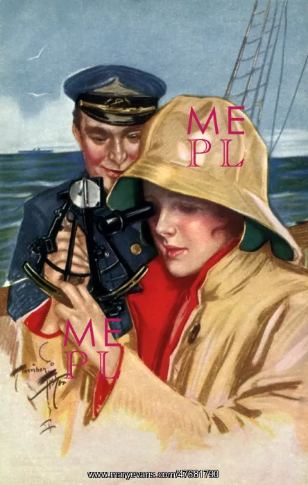 : Woman with Sextant : Woman with Sextant