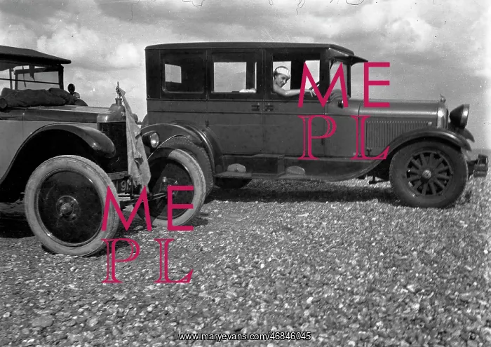  : Woman sitting in a car