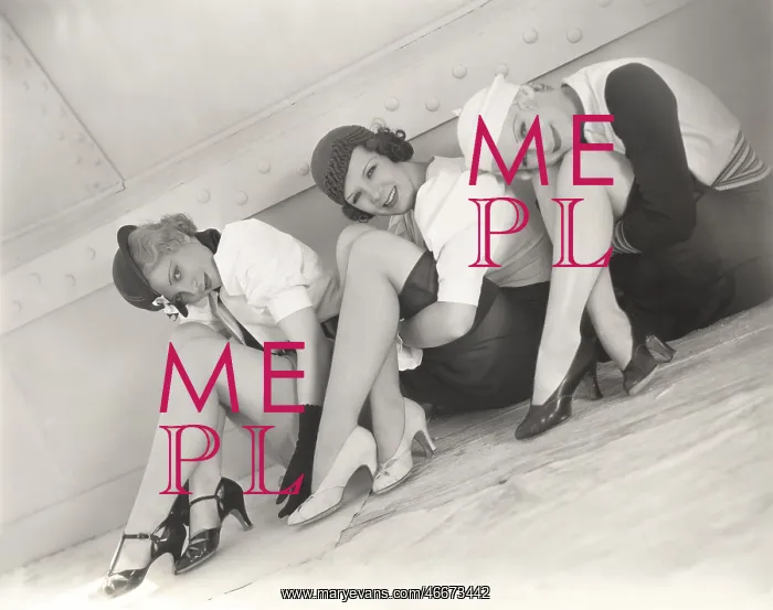 : Three woman sitting on floor of ship : Three woman sitting on floor of ship
