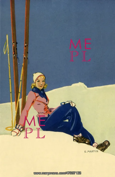  : Woman Skier