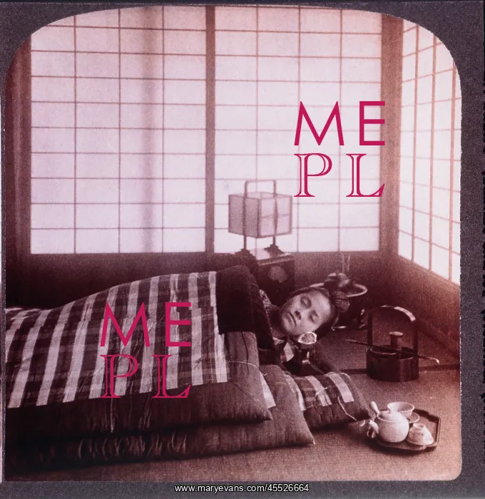  : Woman Sleeping Between Futons