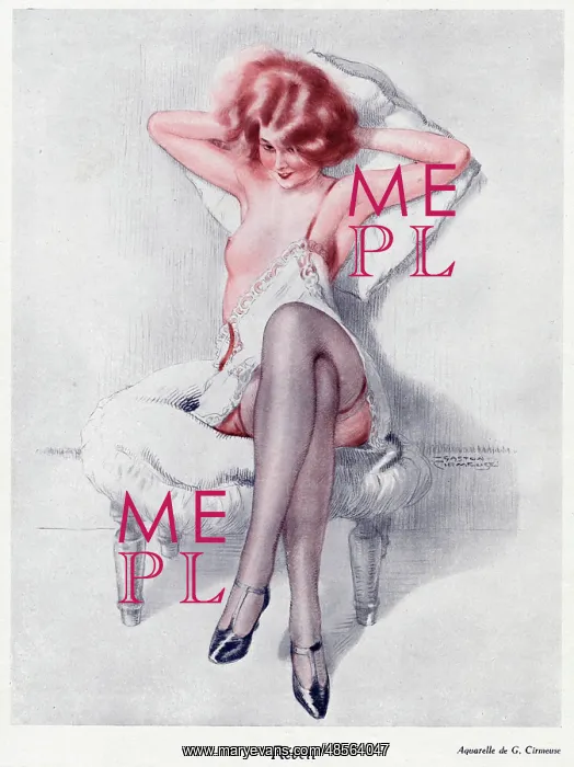 : Woman in slip 1927 : Woman in slip 1927