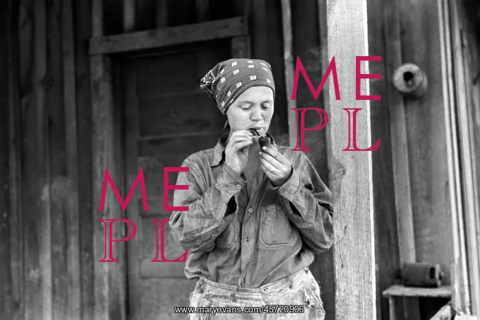 : Woman - smoking - pipe - farmer : Woman - smoking - pipe - farmer