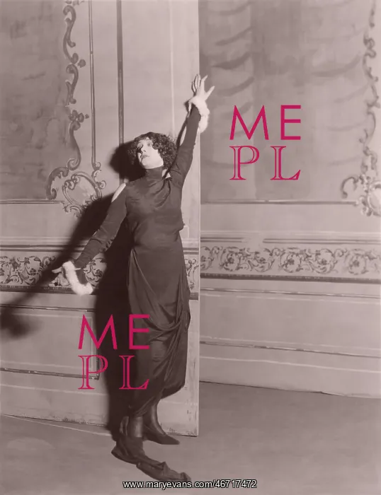 : Woman standing in dramatic pose : Woman standing in dramatic pose