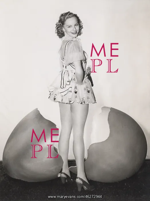 : Woman standing by giant cracked egg shell : Woman standing by giant cracked egg shell