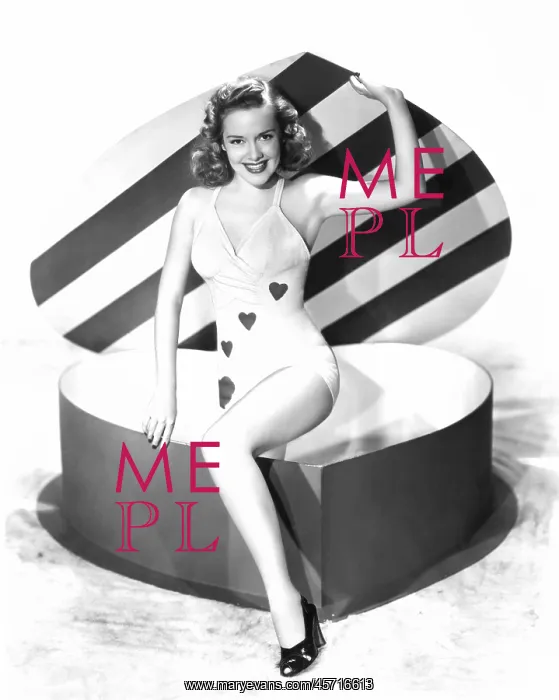 : Woman stepping out of a heart-shaped box : Woman stepping out of a heart-shaped box