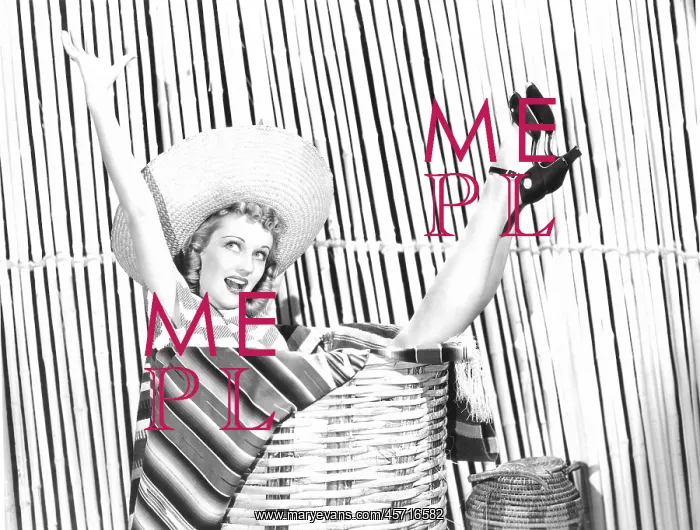  : Woman stuck in a basket