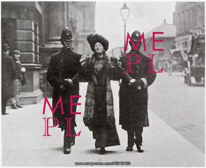 : Woman Suffragette Arrested 1906 : Woman Suffragette Arrested 1906