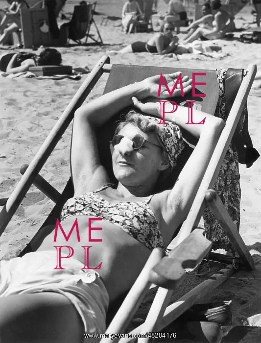 : Woman sunbathing, 1939 : Woman sunbathing, 1939