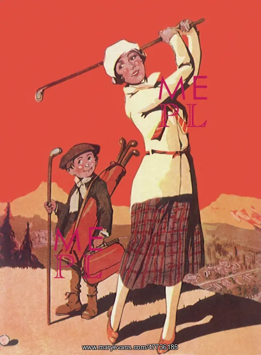  : Woman About to Swing