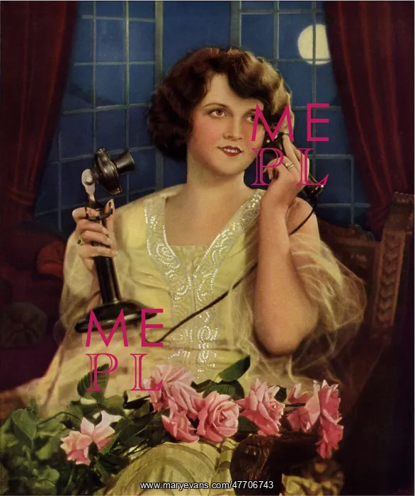 : Woman on Telephone : Woman on Telephone