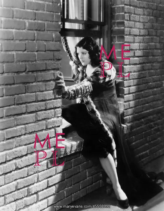 : Woman trying to escape through a window : Woman trying to escape through a window
