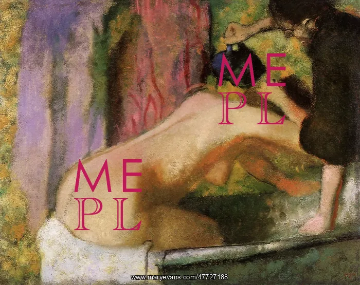  : Woman at Her Tub, by Degas