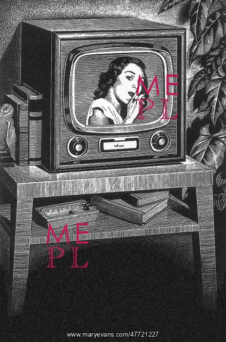  : Woman on T.V. Set