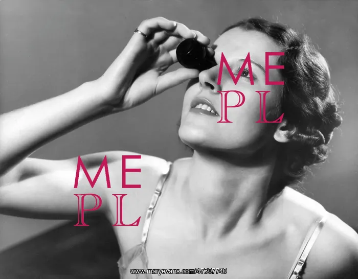  : WOMAN USING EYE BATH