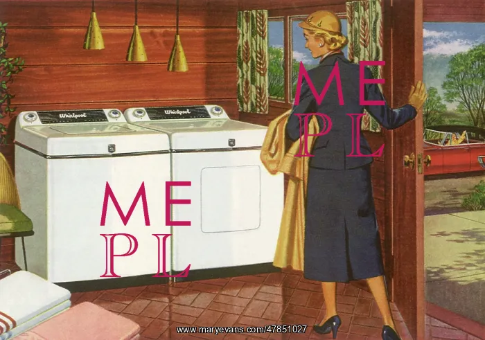 : Woman Views Appliances : Woman Views Appliances