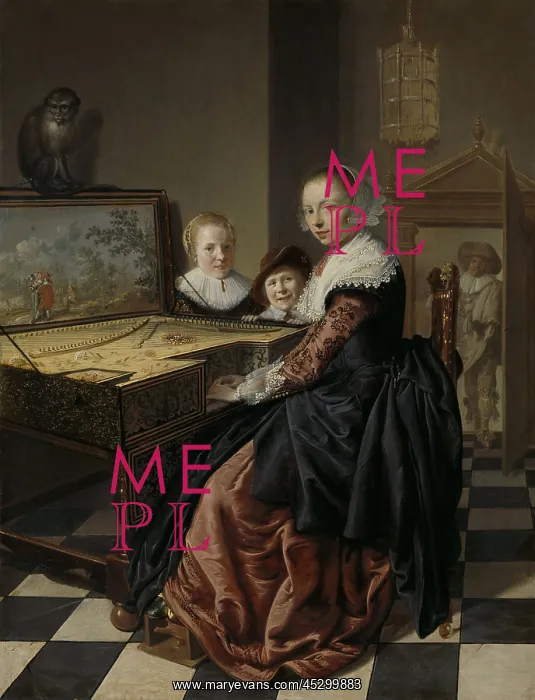 : Woman at the Virginal : Woman at the Virginal