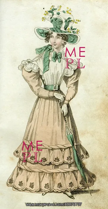  : Woman in a Walking Dress