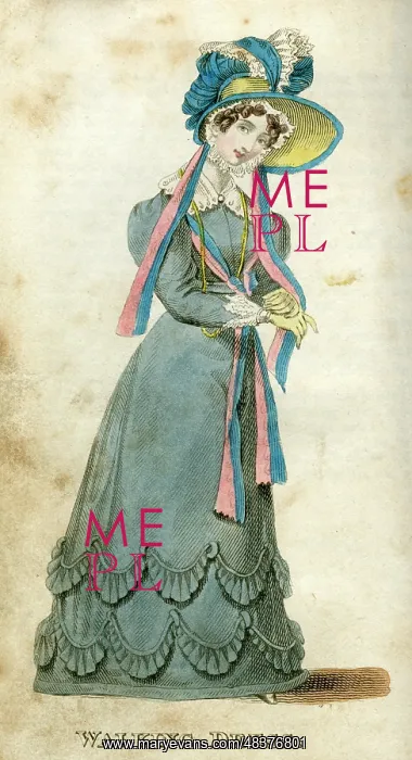  : Woman in a Walking Dress
