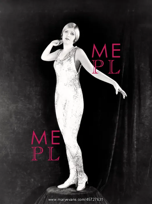 : Woman wearing patterned bodysuit
