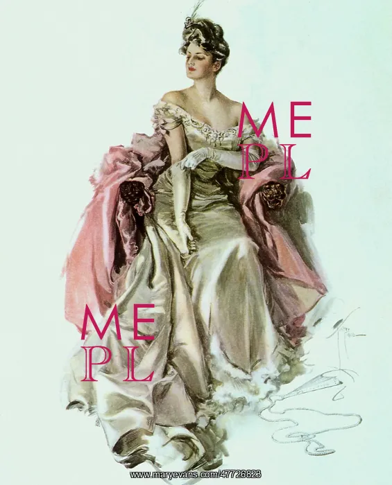  : Woman in White Dress