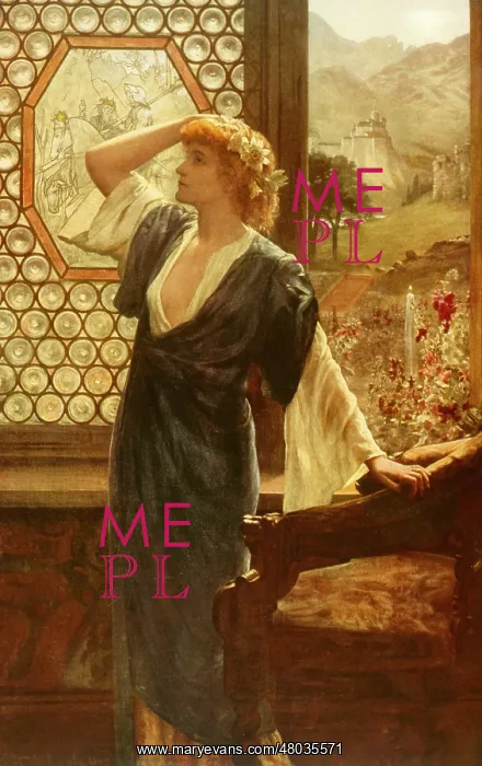 : Woman with window and landscape : Woman with window and landscape