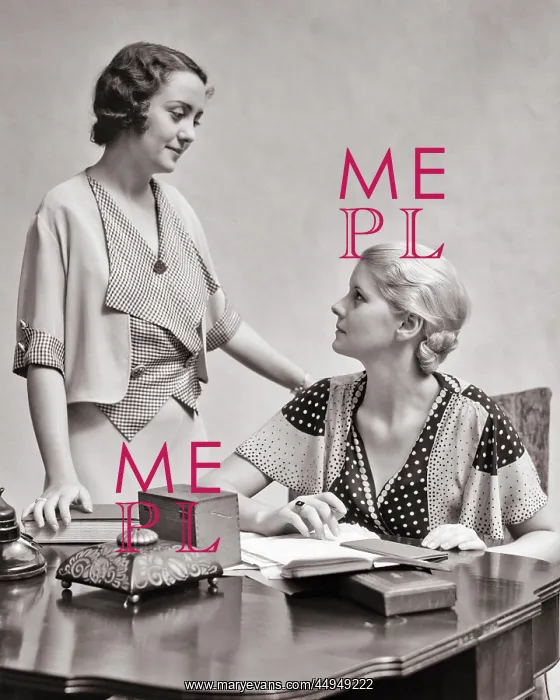 : Woman Working at Desk Table Talking to Her Supervisor : Woman Working at Desk Table Talking to Her Supervisor