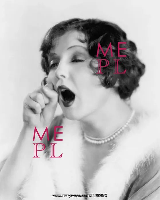 : Woman yawning : Woman yawning