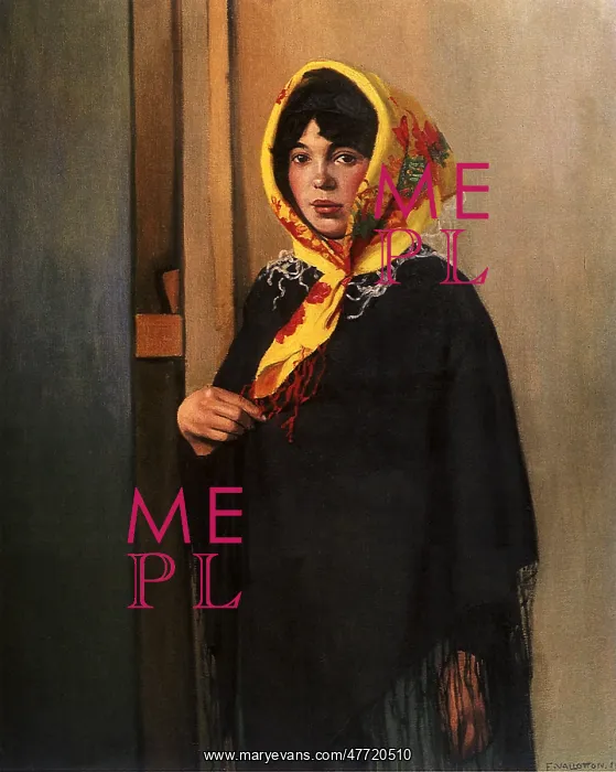  : Woman with Yellow Scarf