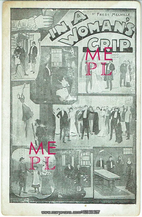 : In a Woman's Grip by Frederick Melville : In a Woman's Grip by Frederick Melville