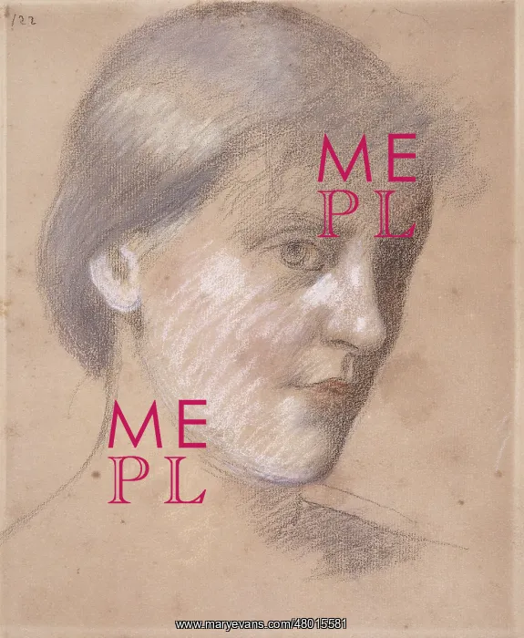 : Woman's head three-quarters to right : Woman's head three-quarters to right