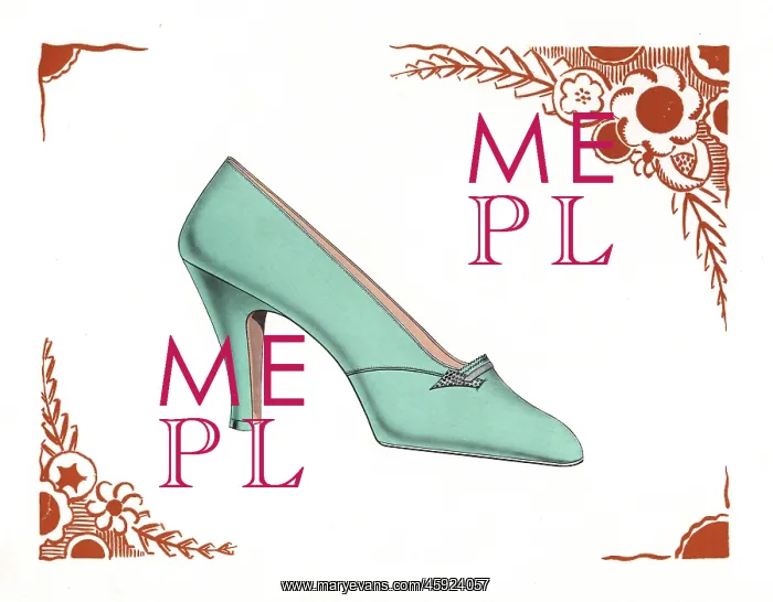 : Woman's shoe design in jade green leather : Woman's shoe design in jade green leather