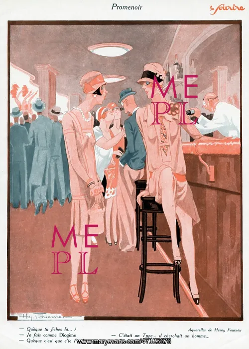 : TWO WOMEN IN A BAR 1928