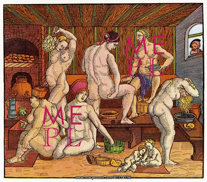 : WOMEN BATHING / BEHAM 1525 : WOMEN BATHING / BEHAM 1525