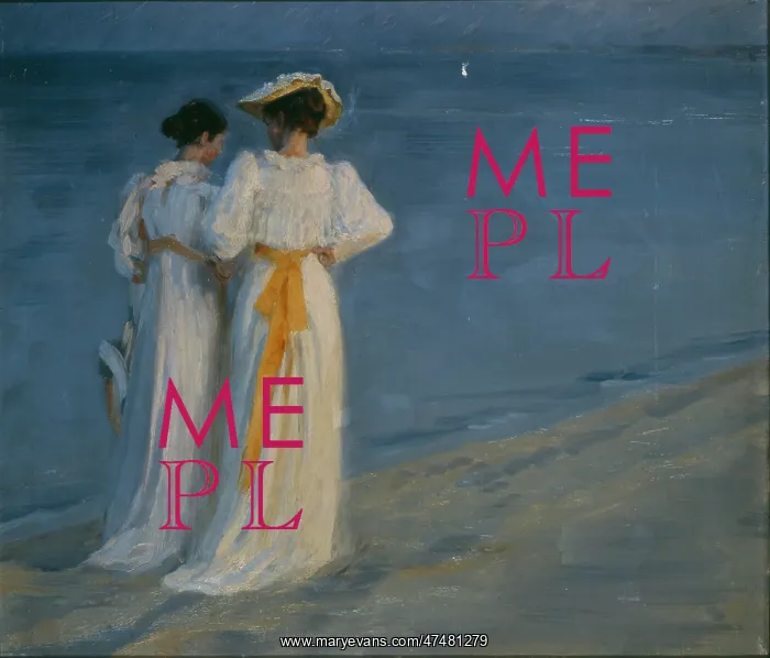 : Two Women on the Beach at Skagen : Two Women on the Beach at Skagen