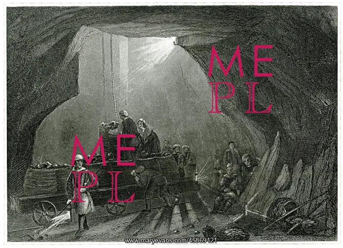 : Women in Coal Mine - 1830s : Women in Coal Mine - 1830s