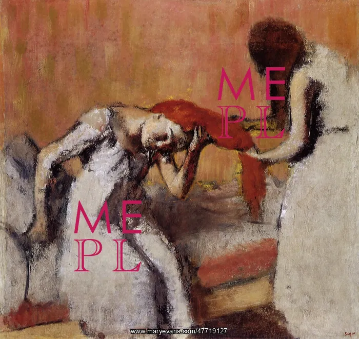  : Women Combing Hair, by Degas