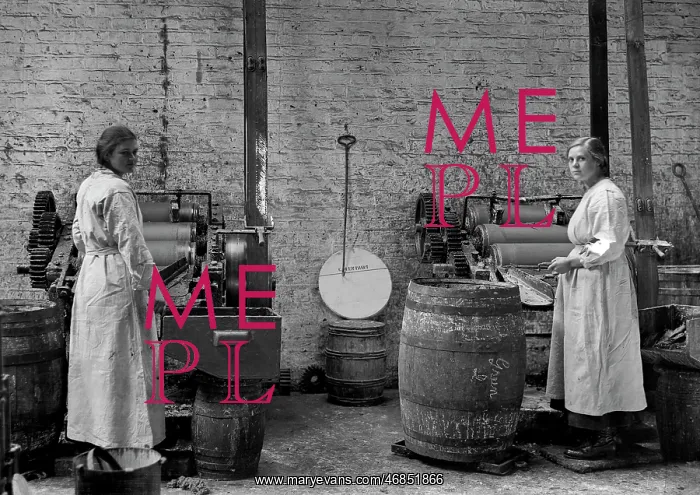 : Two women in a factory : Two women in a factory