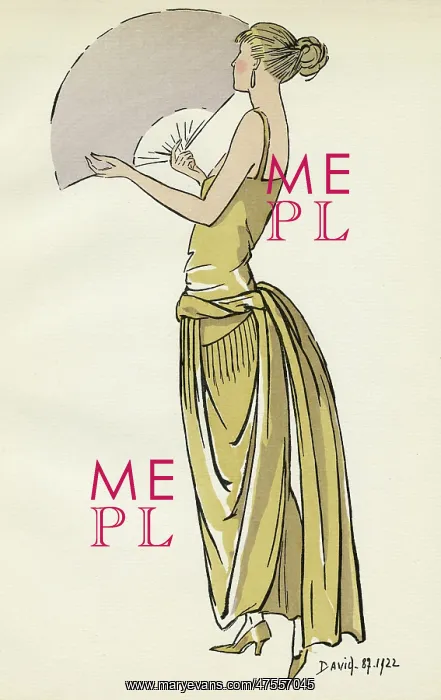 : Women with a fan 1922 : Women with a fan 1922