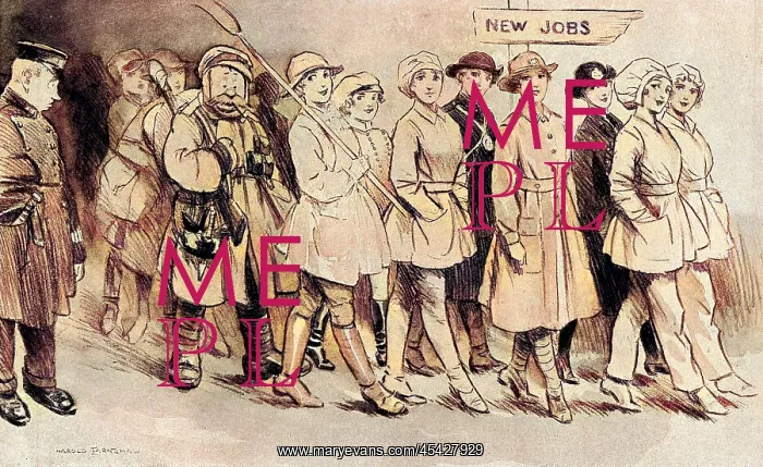  : Women finding themselves suddenly unemployed in 1918