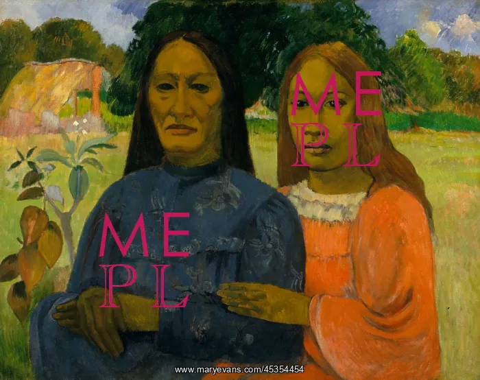: Two Women, by Gauguin : Two Women, by Gauguin