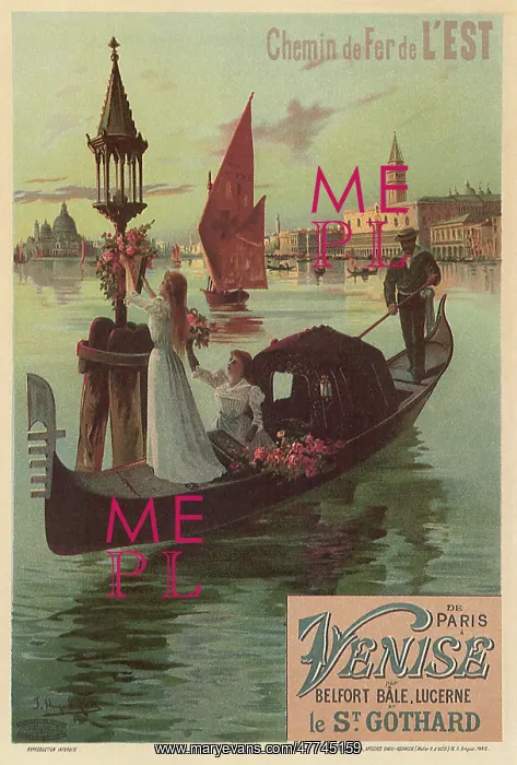  : Two Women on a Gondola in Venice