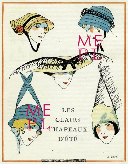 : Women hats 1914 : Women hats 1914
