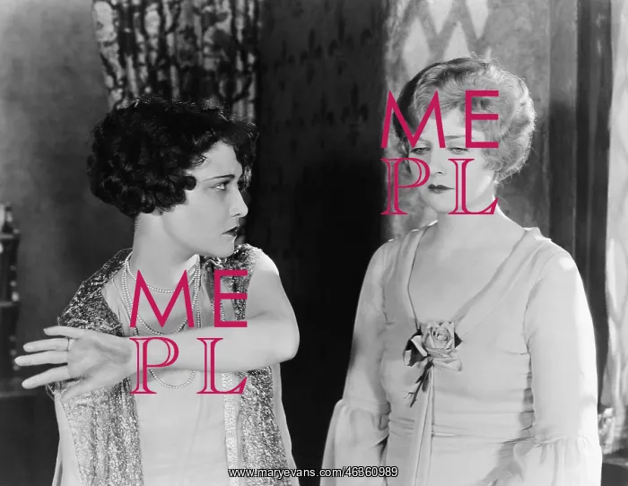 : Two women having argument : Two women having argument