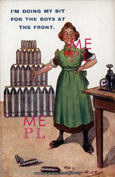 : Women Munitions Worker WW1 : Women Munitions Worker WW1