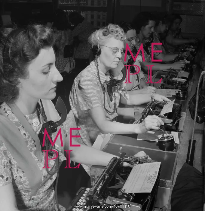 : Women - Operators - Occupations - WWII : Women - Operators - Occupations - WWII